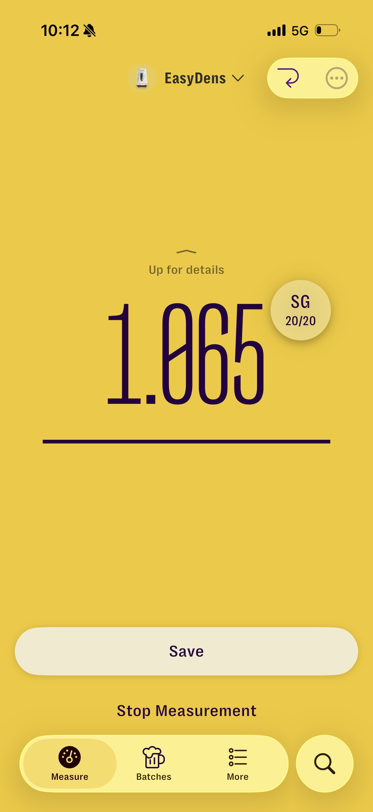 EasyDens — Gravity check